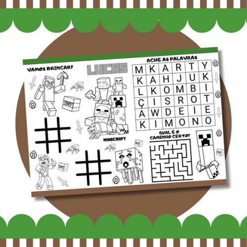 Livro Diversão Minecraft