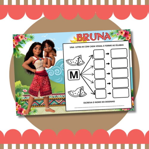 Livro Diversão Moana