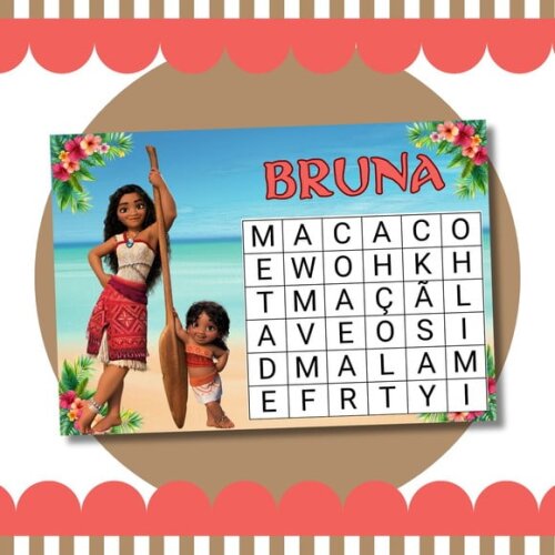 Livro Diversão Moana
