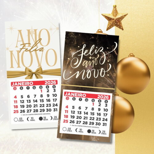 Mini Calendário 2026