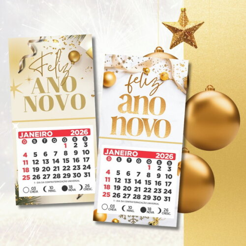 Mini Calendário 2026
