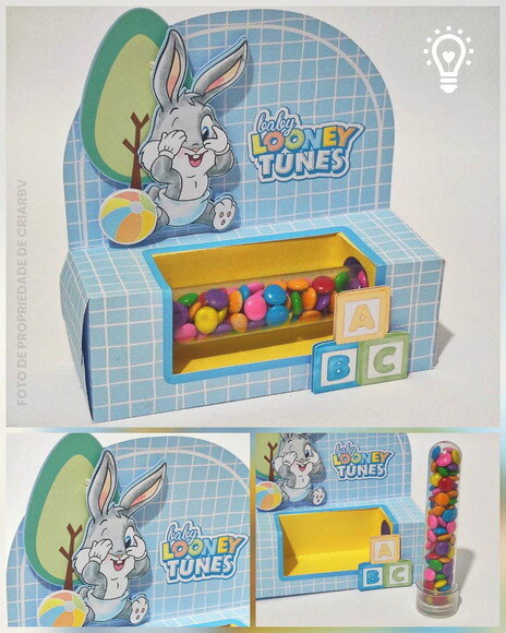 Porta Tubete Looney Tunes