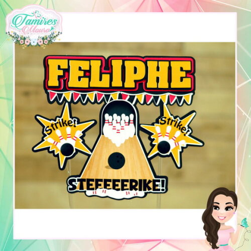 Topo de Bolo Personalizado