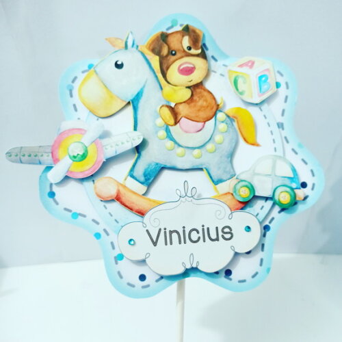Topo de Bolo Personalizado