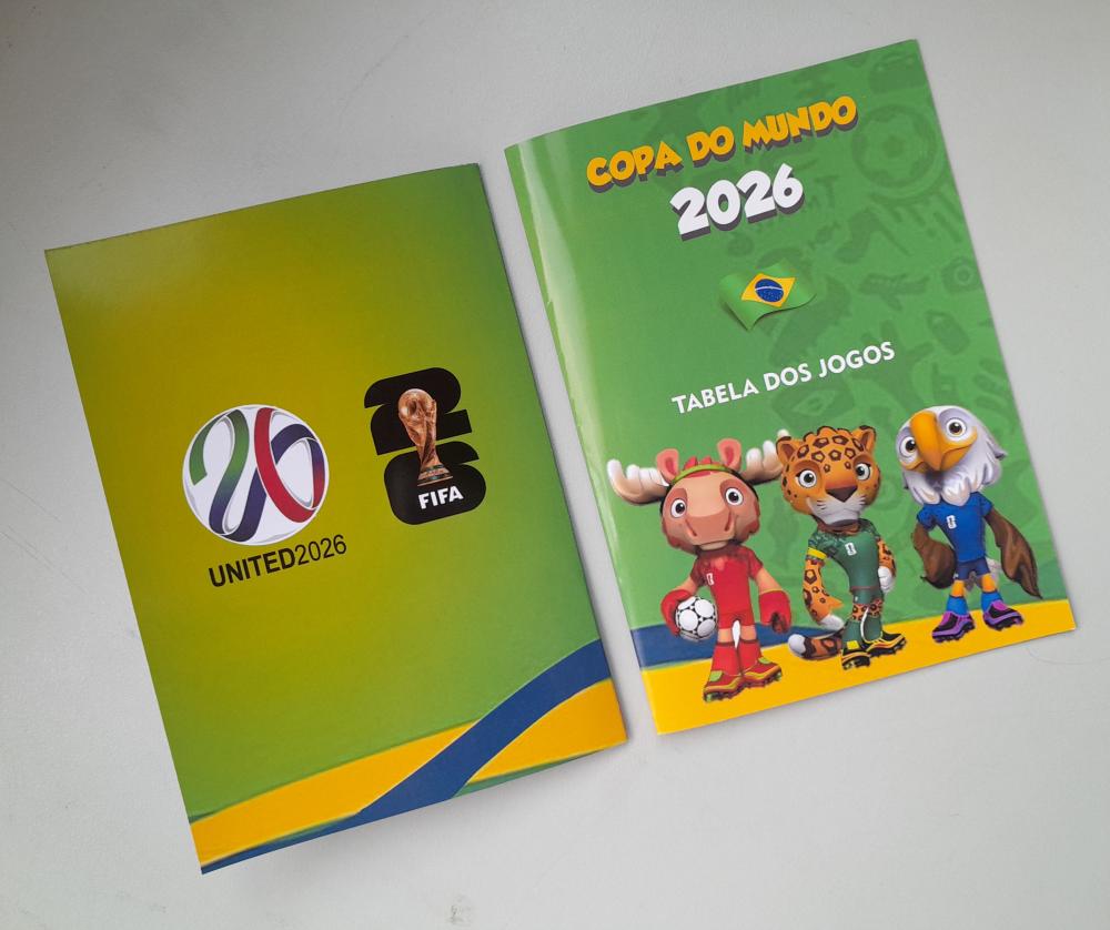 Lembrancinha Copa do Mundo - Tabela 30 unidades