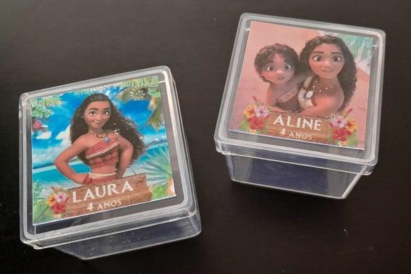 Caixinha Acrilica 5 x 5 Moana