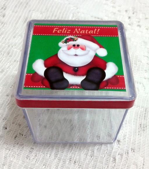 Caixinha Acrilica Papai Noel