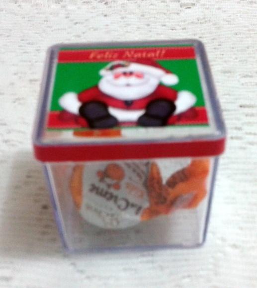 Caixinha Acrilica Papai Noel