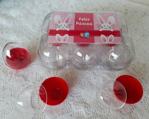 Caixinha com mini-ovinhos de Pascoa