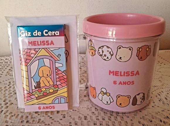 Caneca com Kit Colorir Bobbie Goods