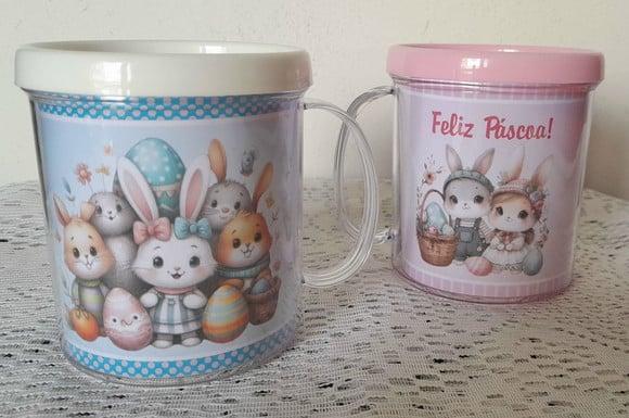Caneca de Páscoa Personalizada