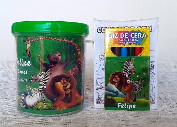 Caneca Madagascar - 24 Unidades