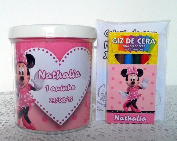 Caneca Minie Rosa- 24 Unidades