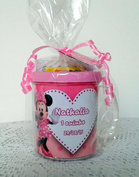 Caneca Minie Rosa- 24 Unidades