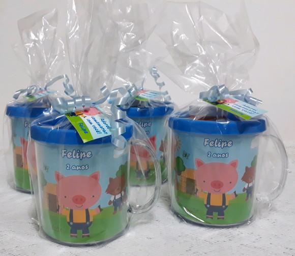 Caneca Três Porquinhos