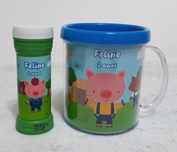 Caneca Três Porquinhos