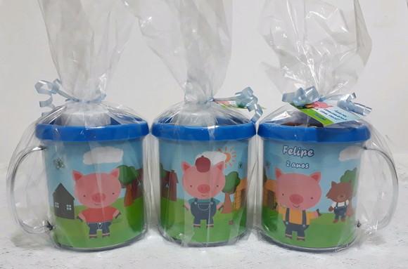 Caneca Três Porquinhos