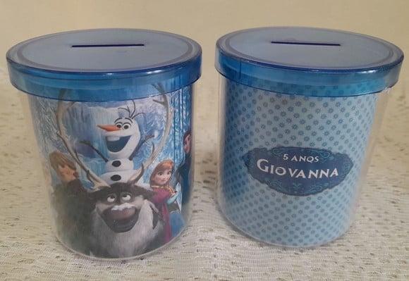 Cofrinhos Personalizado Frozen 30 Unidades
