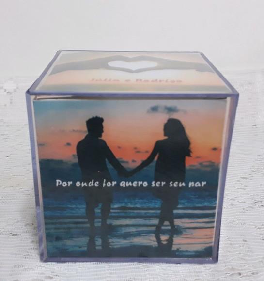 Foto Cubo Dia dos Namorados Porta-retrato