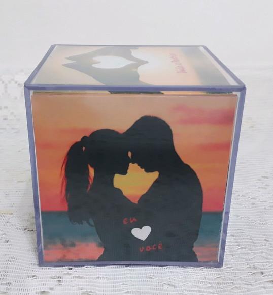 Foto Cubo Dia dos Namorados Porta-retrato