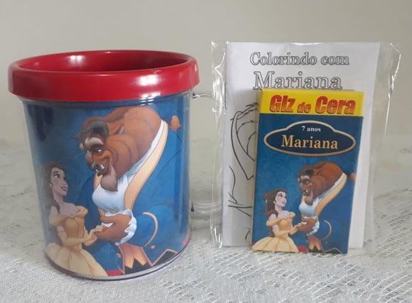 Lembrancinha Aniversário a Bela e a Fera
