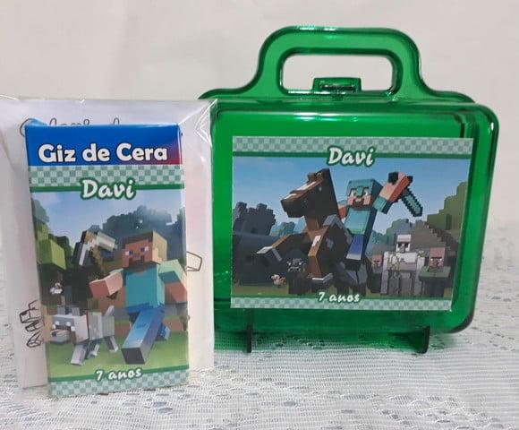 Lembrancinha Aniversário Minecraft