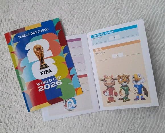 Lembrancinha Copa do Mundo - Tabela