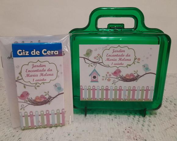 Lembrancinha de Aniversário Jardim e Passarinhos
