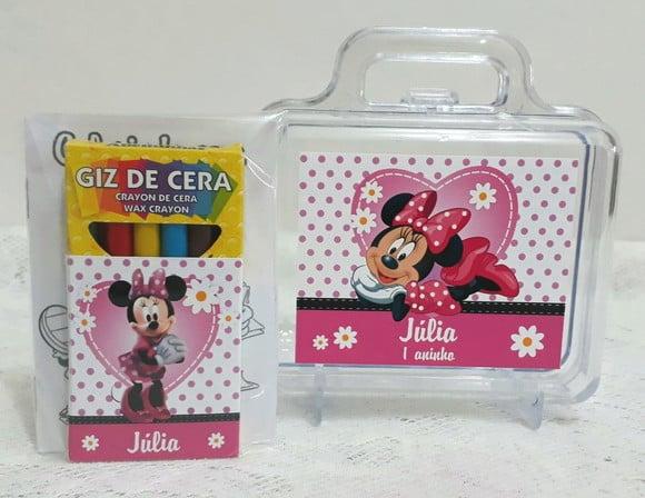 Lembrancinha de Aniversário Minie Rosa