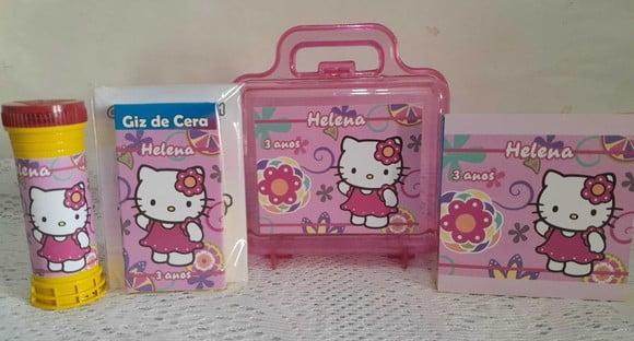 Lembrancinha Festa Hello Kitty - 15 Unidades