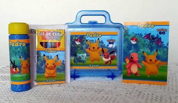 Lembrancinha Pokémon Personalizada - 18 Unidades