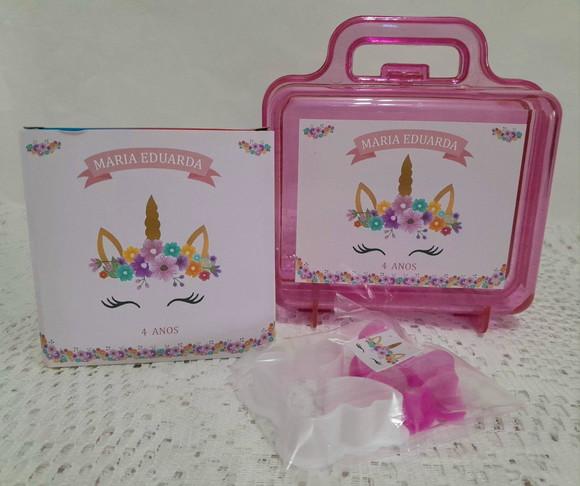 Lembrancinha Unicórnio - Kit Massinha