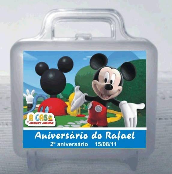 Maleta Acrílica - a Casa do Mickey