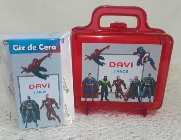 Maletinha Festa Super Heróis