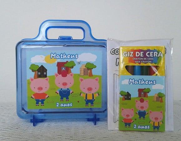 Maletinha os Três Porquinhos