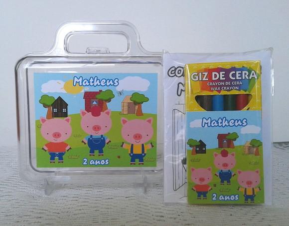 Maletinha os Três Porquinhos