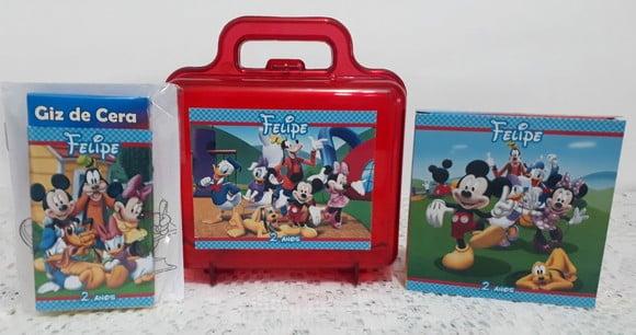 Maletinha Turma do Mickey - 20 Unidades