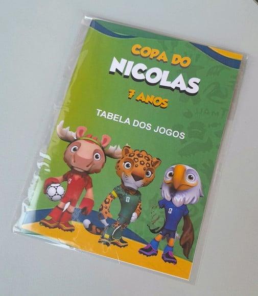 25 Tabelas Copa do Mundo - Lembrancinha Infantil