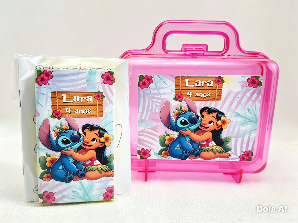 Maletinha acrilica personalizada