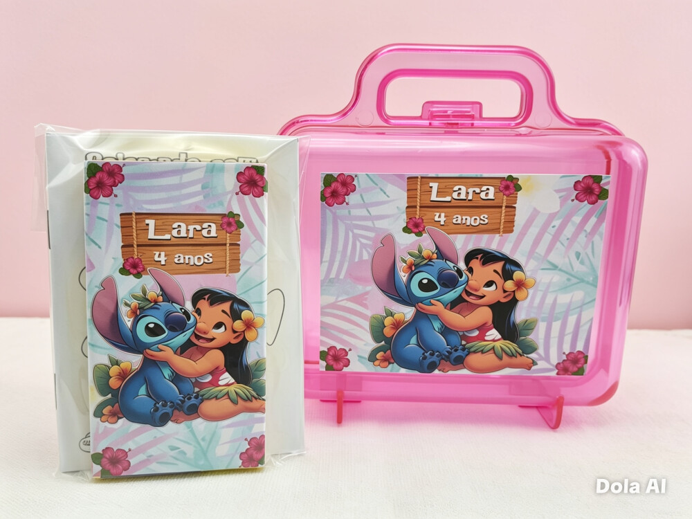 Maletinha acrilica personalizada