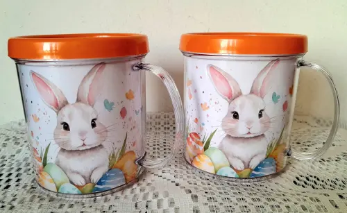 Caneca acrilica Páscoa
