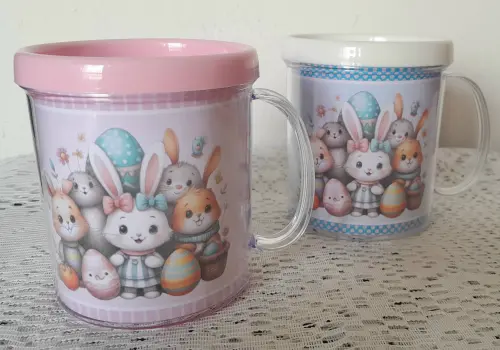 Caneca acrilica Páscoa