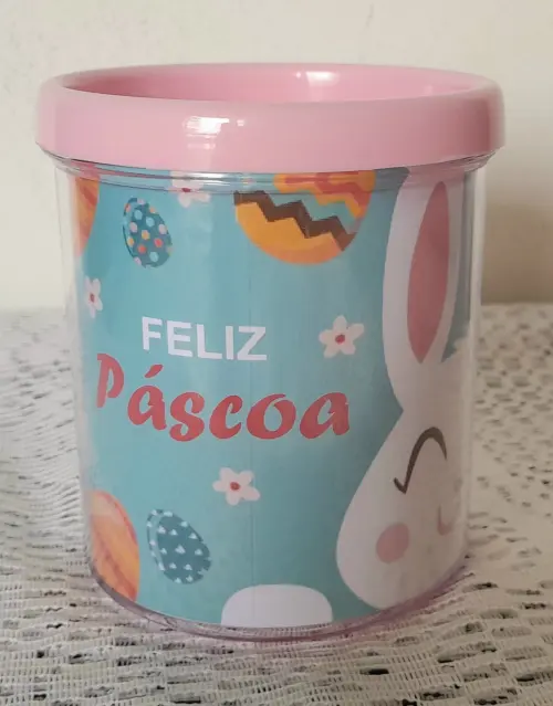 Caneca acrilica Páscoa