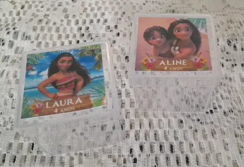 Caixinha Acrilica 5 x 5 Moana