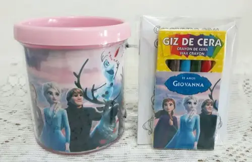 Caneca Acrílica Frozen - 24 Unidades