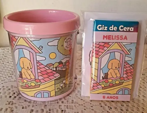Caneca com Kit Colorir Bobbie Goods