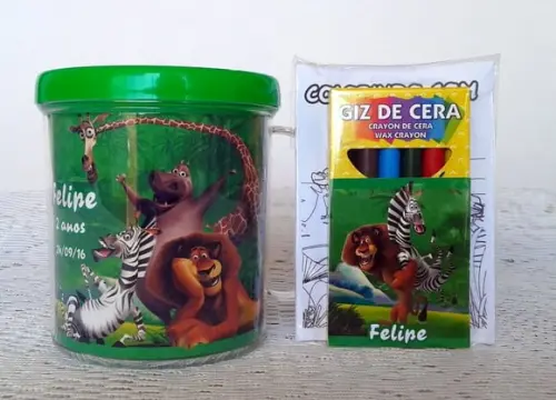 Caneca Madagascar - 24 Unidades