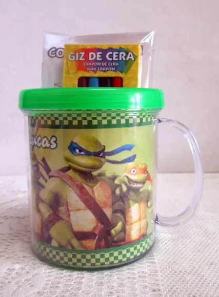 Caneca Tartaruga Ninja - 24 Unidades