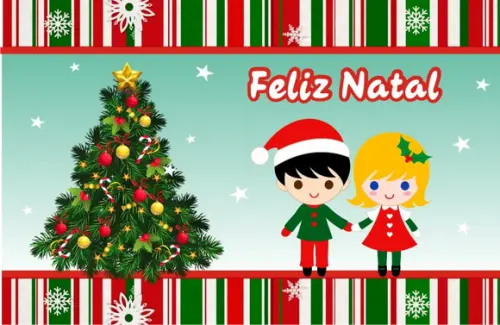Cartão de Natal personalizado