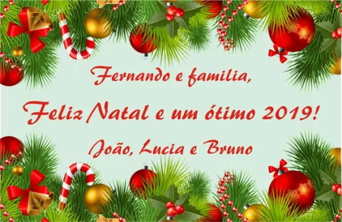 Cartão de Natal
